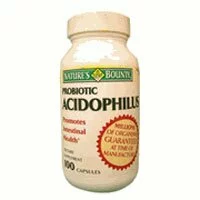 Acidophilus Dietary Supplement Capsules, by Natures Bounty - 100 Capsules