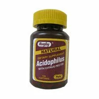 Acidophilus Caplets with citrus Pectin - 100 Ea