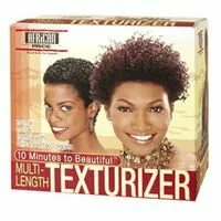 African Pride No-Lye Formula Multi-Length Hair Texturizer - Kit