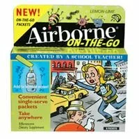 Airborne On-The-Go Lemon Lime Powder Packets Dietary Supplement - 8 Packets