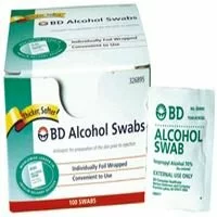 Alcohol Swabs Regular Bd - 100 Each