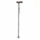 Drive Medical T Handle Canes with Designer Colors, Silver - 6 ea