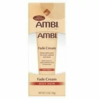 Ambi Skin Discoloration Fade Cream for Oily Skin, with Vitamin E & Sunscreen - 2 Oz
