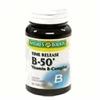 Timed Release Vitamin B-50 Complex Tablets, By Natures Bounty - 60 Tablets