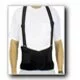 Flarico Back Support With Suspenders Black, Mens - Size: Small - 1ea