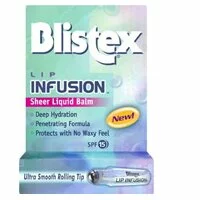 Blistex Lip Infusion Sheer Liquid Balm, SPF -15 - 2 / Pack, 12 Packs