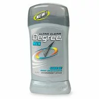 Degree Men Ultra Clear Body Responsive Deodorant Stick, Silver Ice - 3 Oz
