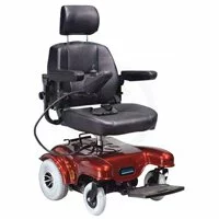 Drive Medical Sunfire Plus Power Base Wheelchair Red - 1 each