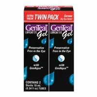 GenTeal Lubricant Eye Gel for Severe Dry Eye Relief, Twin Pack Tubes - 10 Ml, 2 ea 