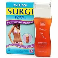 Surgi Wax Professional Salon System, Microwaveable Roll On Waxer for Unwanted Hair, Hair Care