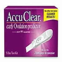 Accu-Clear Early Ovulation Predictor Stick, 5 day package