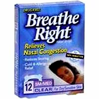 Breathe Right Nasal Strips, Clear, Small/Medium - 12 Each
