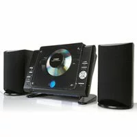 Coby Micro CD Stereo System with AM/FM Tuner, Color: Black, Electrical and Audio