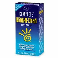 AMO Complete Blink-N-Clean Lens Drops For Soft Contact Lenses - 0.7 Fl Oz (20 Ml)