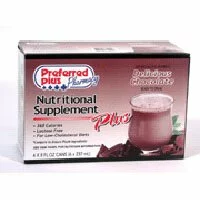 Nutritional Supplement Plus Chocolate Drink, By Preffered Plus - 8 Oz, 6 x 4 Pack