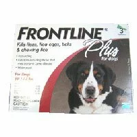 Frontline Plus for Dogs 89-132 lbs - 3 Applicators