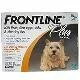 Frontline Plus for Dogs and puppies, For 8 Weeks or Older Dogs and Up to 22 lbs - 3 Applicators