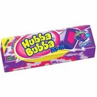 Hubba Bubba Max Bubble Gum with Grape Berry Flavor By Wrigleys - 5 Pieces / Pack, 18 / Case