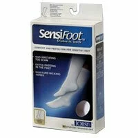 Jobst Sensifoot Socks, Knee Length 8-15 mmHg Compression, Black Color, Size: Large - 1 Piece