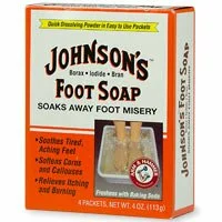 Johnsons Foot Soap Packets 4, 3 Pack