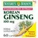 Korean Ginseng 100mg, Standardized Extract Capsules, by Natures Bounty - 60 Capsules
