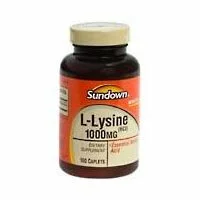 L - Lysine Hcl 1000 Mg Caplets, By Sundown - 100 Ea