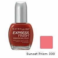 Maybelline Express Finish 60 Second Nail Color, Sunset Prism 330, Cosmetics