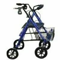 Drive Medical D-Lite Aluminum Rollator with Tool Free Removable Wheels Gold/Champagne - 1 Ea