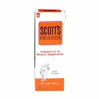 Scotts Emulsion Original Cod Liver Oil With Vitamin A & D - 6.25 Oz