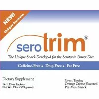 Serotrim, The Orange Flavored Unique Snack for Serotonin Power Diet - 14 X 1.35 Oz Packets