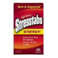 Stresstabs High Potency B-Complex with Antioxidants C & E, & Folic Acid + Iron, Tablets, 60 ea