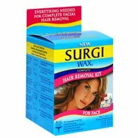 Surgi Wax Complete Hair Remover Kit for Face, Hair Care