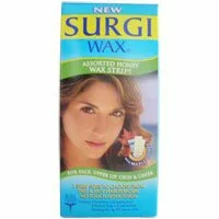 Surgi-Wax Honey Wax Strips For Face, Upper Lip, Chin and Cheek, Hair Care