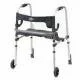Drive Medical Clever-Lite LS Walker with Seat & Push Down Brak - 1 ea