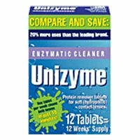 Ciba Vision Unizyme Enzymatic Cleaner Tablets For Contact Lenses - 12 Ea
